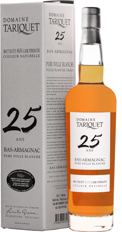 Tariquet Pure Folle Blanche 25 letý  48,6% 0,7l