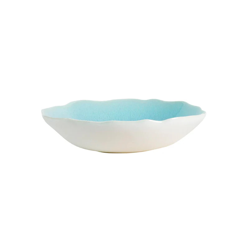 Jars Hluboký talíř Plume, Ø 21 cm, modrozelená Atoll JA960635