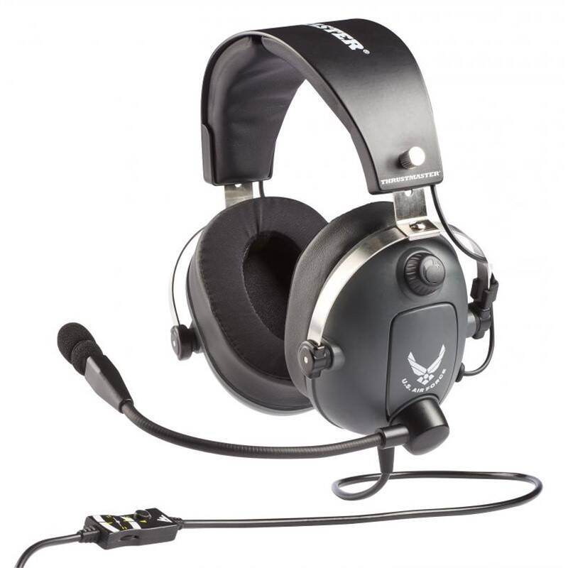 Thrustmaster T.FLIGHT U.S. AIR FORCE herní sluchátka s mikrofonem Černá