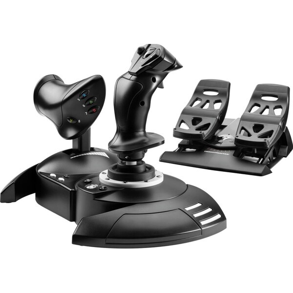 Thrustmaster T.Flight Full Kit X, pedálová sada TFRP RUDDER + Joystick Hotas Xbox series X/ S, PC   Černá
