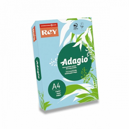 Barevný papír Rey Adagio Pastelový modrý Rey