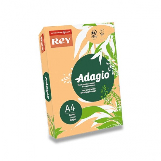 Barevný papír Rey Adagio Pastelový lososový Rey