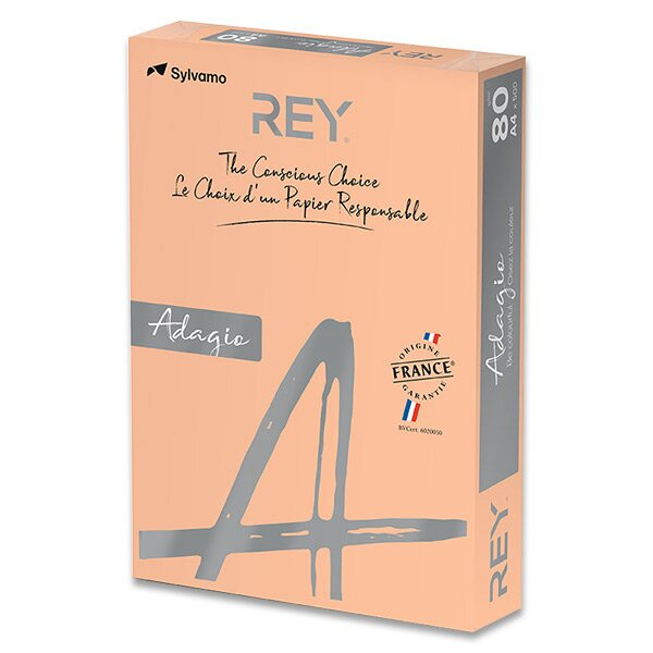 Barevný papír Rey Adagio Pastelový lososový Rey