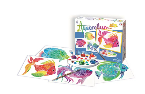 Akvarely junior - Ryby Montessori