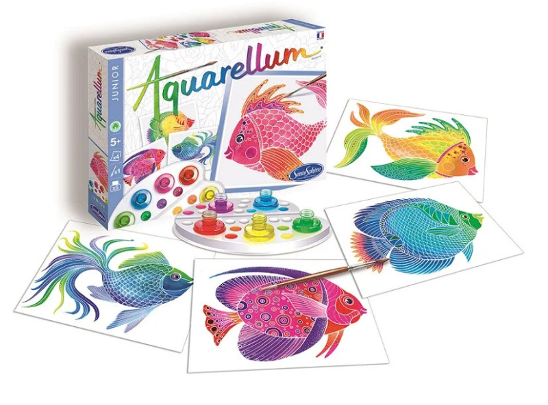 Akvarely junior - Ryby Montessori