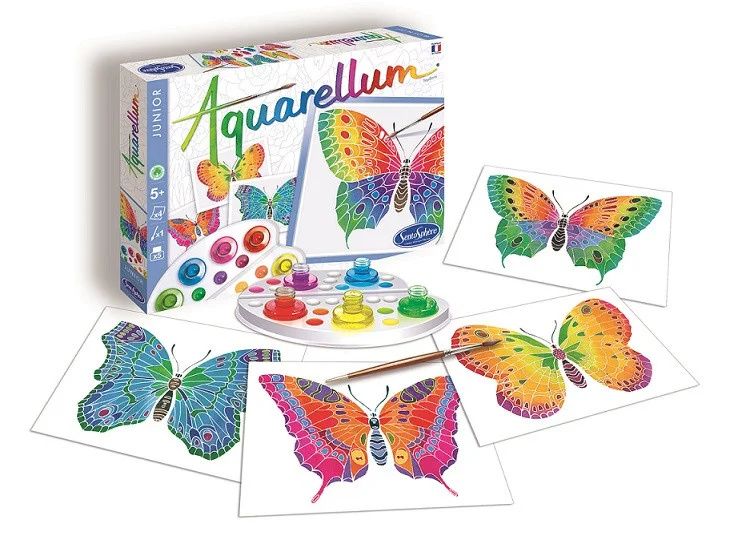 Akvarely junior - Motýli Montessori