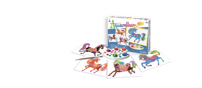 Akvarely junior - Koně Montessori