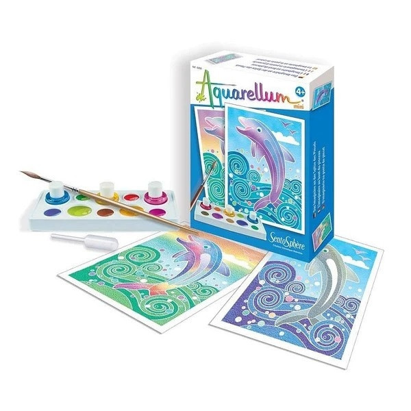 Akvarely mini - Delfíni Montessori