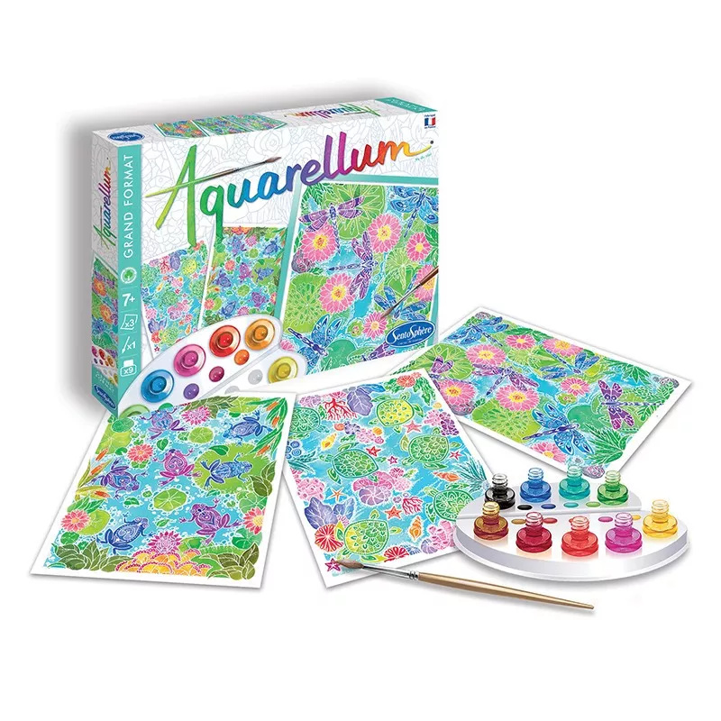 Akvarely - Vodní hladina Montessori