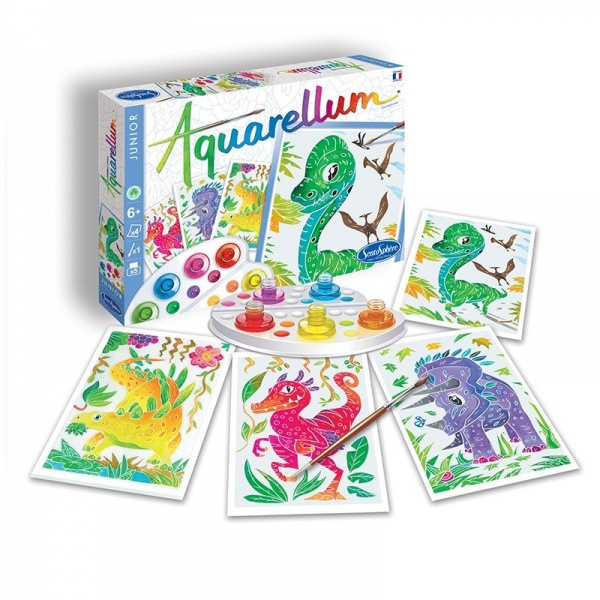 Akvarely junior - Dinosauři Montessori