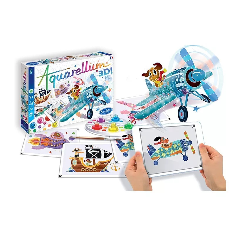 Akvarely 3D - Průzkumníci Montessori