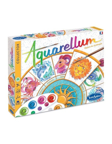 Akvarely - Znamení zvěrokruhu Montessori
