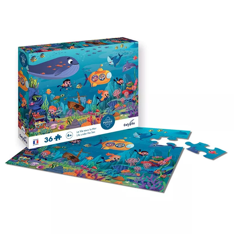 Sentosphere Puzzle - Život pod mořem Montessori