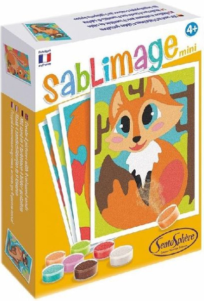 Sablimage mini: Pískové obrázky - Lesní zvířata Montessori