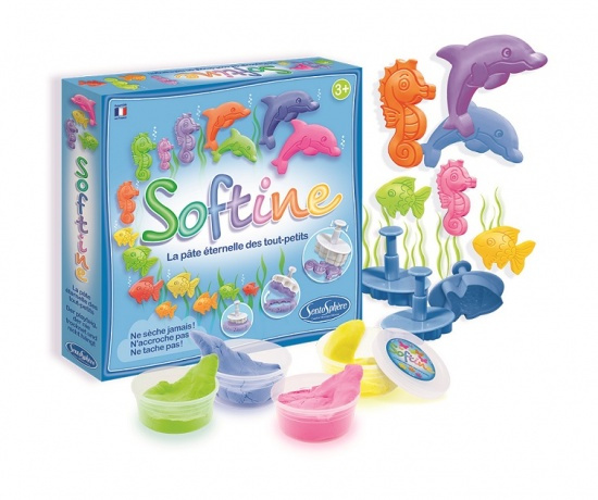 Softine: Modelovací hmota - Podmořský svět Montessori