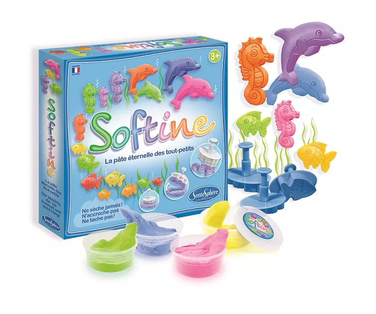 Softine: Modelovací hmota - Podmořský svět Montessori