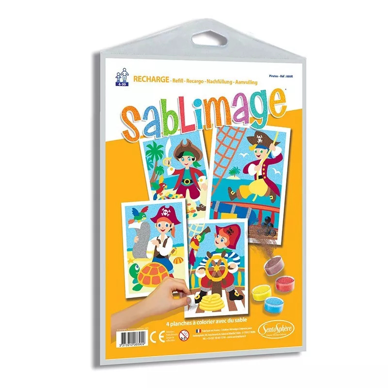 Sada obrázků - Sablimage - Piráti Montessori