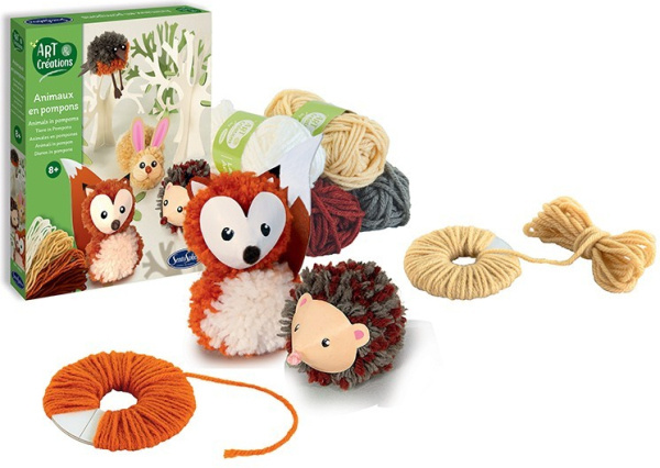 Sentosphere Výroba lesních zvířátek z vlny Montessori