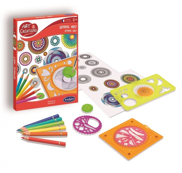 Spirálové kreslení - Mandaly Montessori
