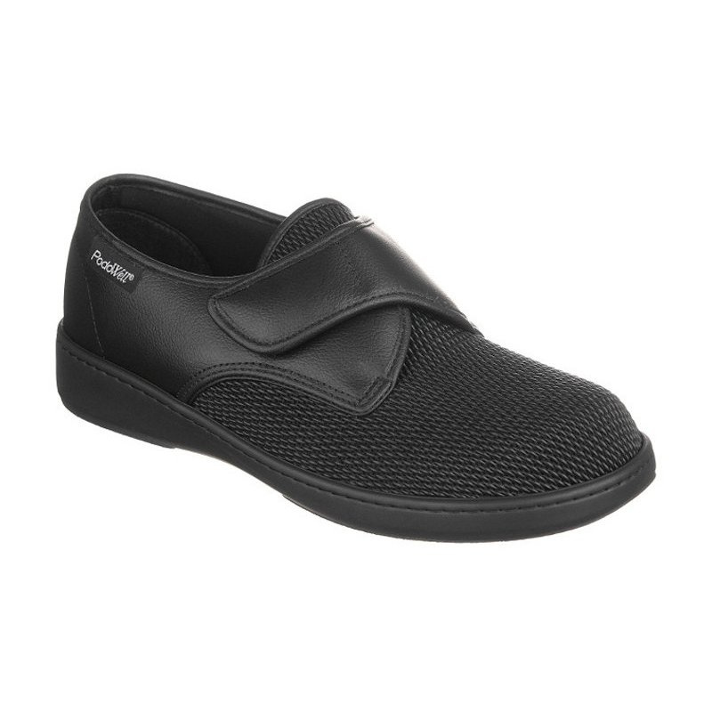 PodoWell ALVINE halluxová obuv unisex elastická ve špici černá, velikost: 43