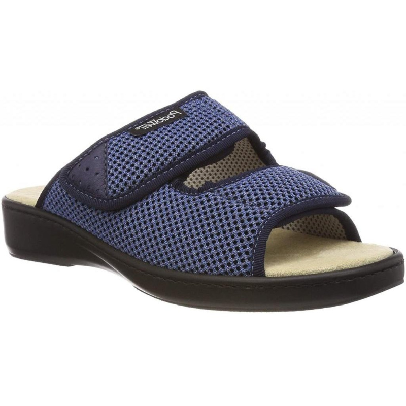 PodoWell ADDAX zdravotní pantofle pro oteklé nohy unisex modrá, velikost: 42