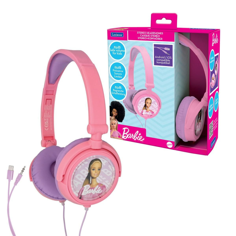Lexibook Skládací sluchátka Barbie