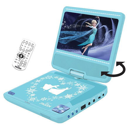 Lexibook Přenosný DVD přehrávač 7" Disney Frozen
