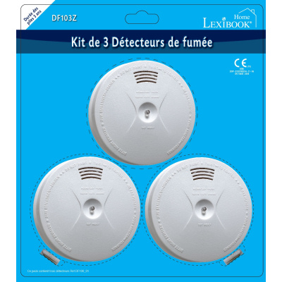 Lexibook Detektor kouře s bateriemi 3x