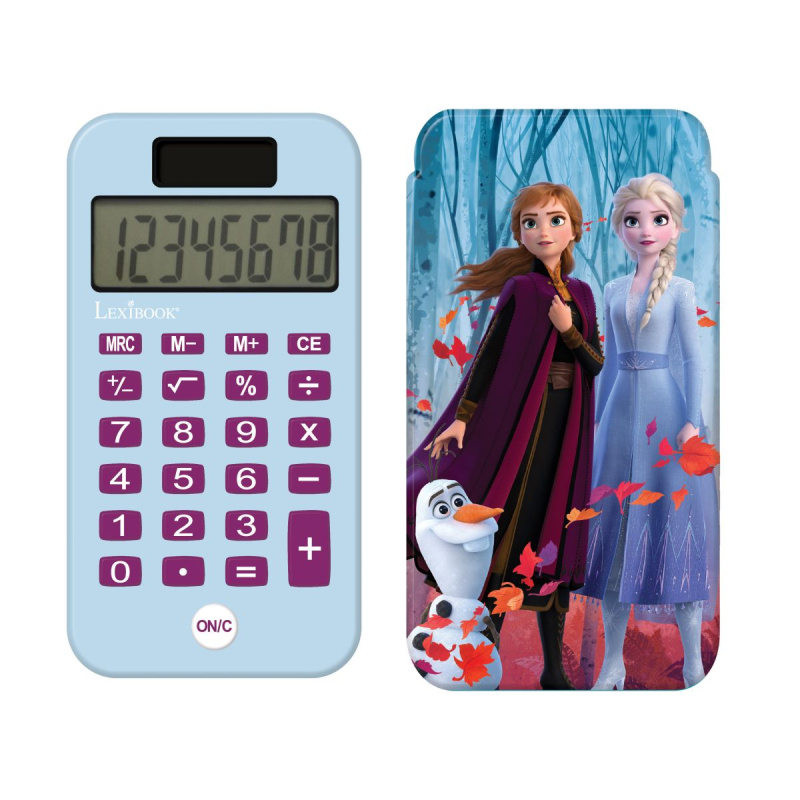 Lexibook Kapesní kalkulačka Disney Frozen s ochranným krytem