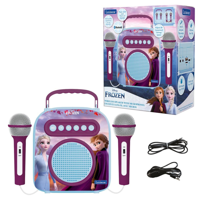 Lexibook Přenosné Karaoke Disney Frozen 2 Bluetooth
