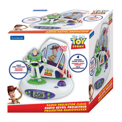 Lexibook Dětský budík Toy Story s projektorem