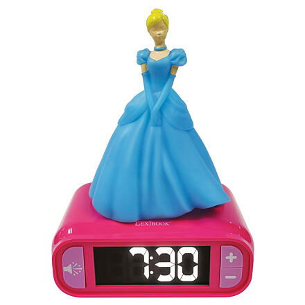 Lexibook Dětský budík Disney Princess s nočním osvětlením