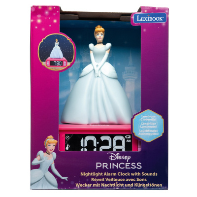 Lexibook Dětský budík Disney Princess s nočním osvětlením