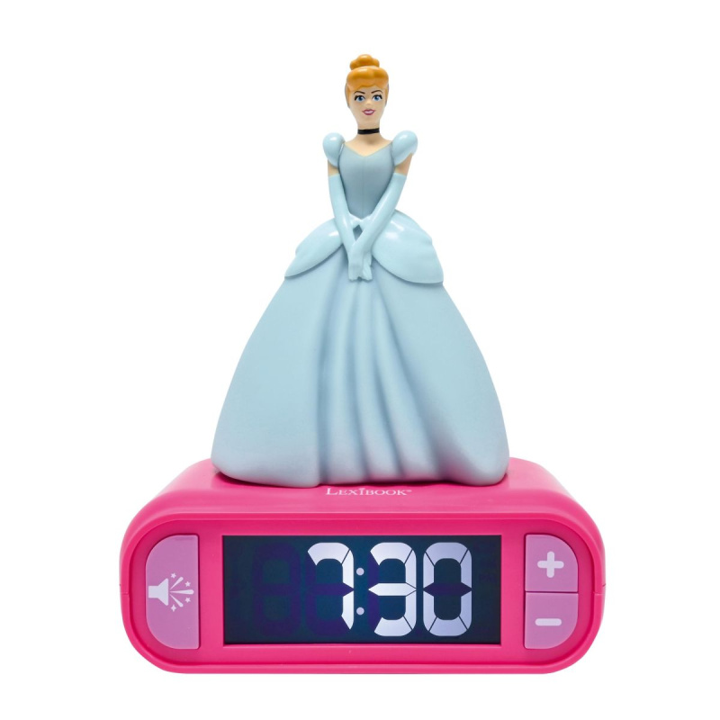 Lexibook Dětský budík Disney Princess s nočním osvětlením