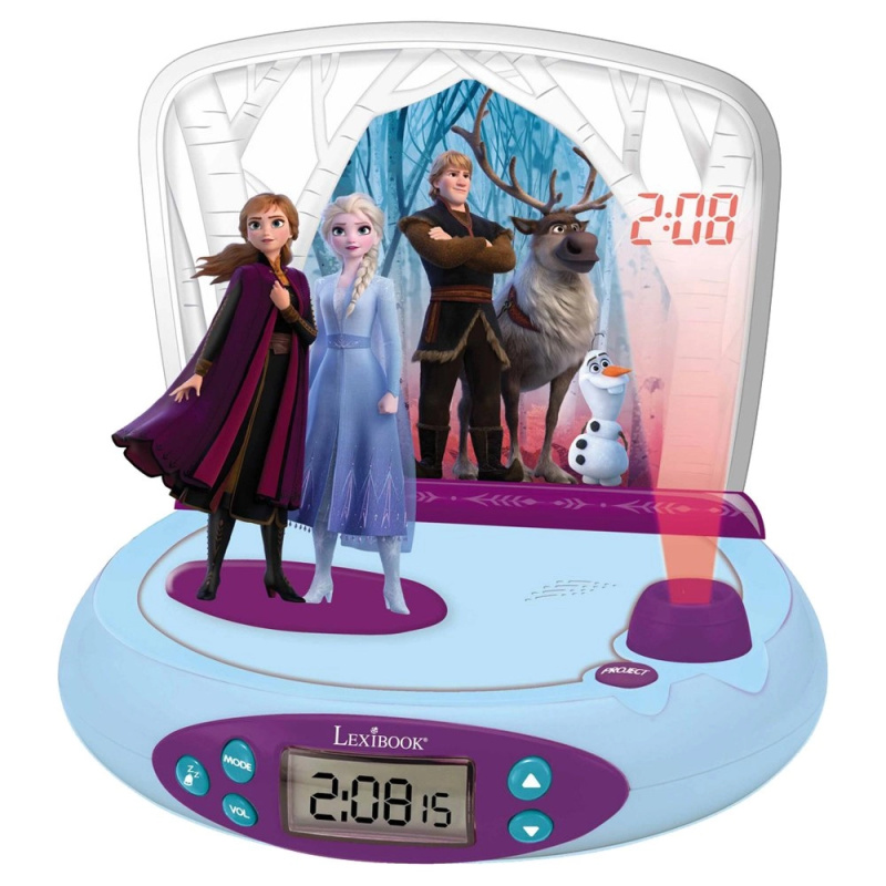 Lexibook Dětský budík Disney Frozen II s projektorem