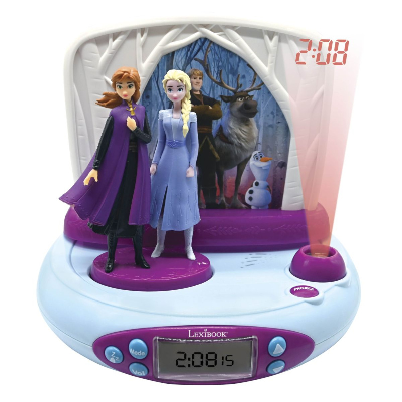 Lexibook Dětský budík Disney Frozen II s projektorem