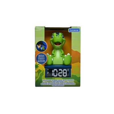 Lexibook Budík s nočním 3D světlem Dinosaurus