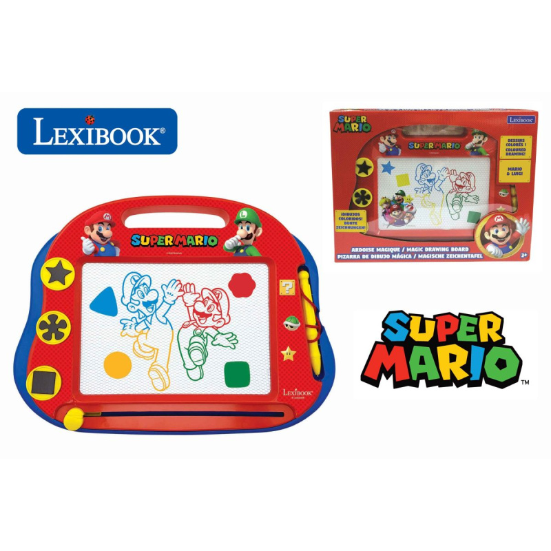 Lexibook Magnetická vícebarevná kreslicí tabulka Super Mario