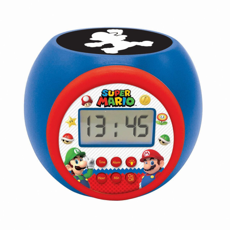 Lexibook Dětský budík Super Mario s projektorem