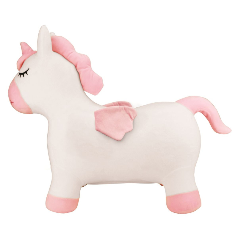 Lexibook Nafukovací plyšový skákací jednorožec