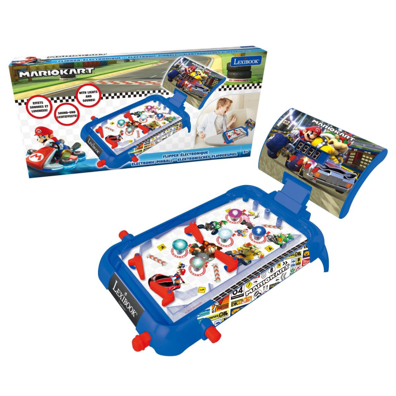 Lexibook Elektronický stolní pinball Mario Kart