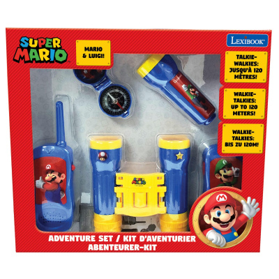 Lexibook Set Nintendo - vysílačky, dalekohled, baterka