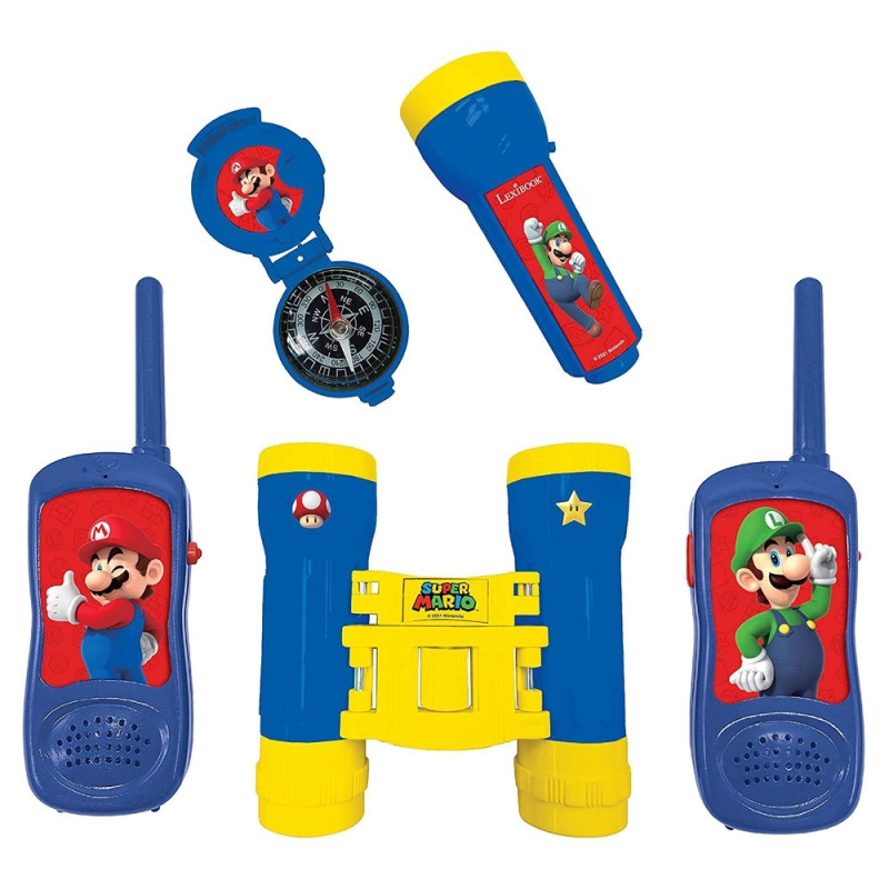 Lexibook Set Nintendo - vysílačky, dalekohled, baterka