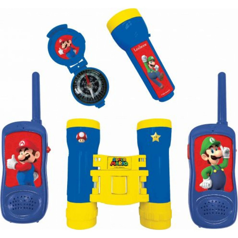 Lexibook Set Nintendo - vysílačky, dalekohled, baterka