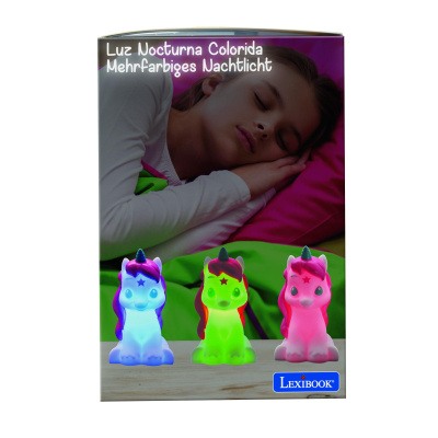 Lexibook Designové noční světlo LED 3D Jednorožec 13 cm