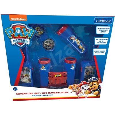 Set Tlapková patrola - vysílačky, dalekohled a kompas