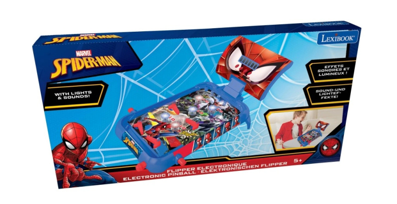Lexibook Elektronický stolní pinball Spider-Man
