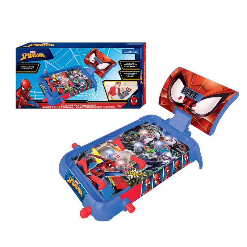 Lexibook Elektronický stolní pinball Spider-Man