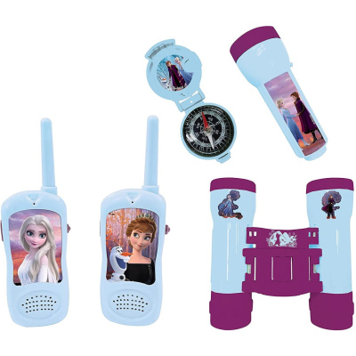 Set Frozen - vysílačky, dalekohled, baterka a kompas
