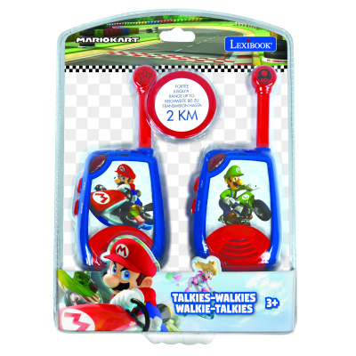Lexibook Digitální vysílačky Mario Kart s dosahem až 2 km